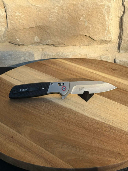 ElitEdge 10A107BK Crossbar Lock Knife Assist Open Handles