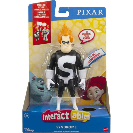 Interactables Disney Pixar 7" Syndrome Action Figure Interactable Talking Toy