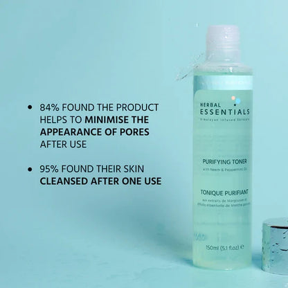 Herbal Essentials Purifying Toner with Neem & Peppermint Oil,  1 PK , 5.1 floz