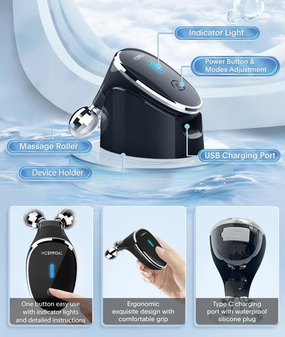 Factory Sealed 5-In-1 Microcurrent Multifunctional Facial Massager