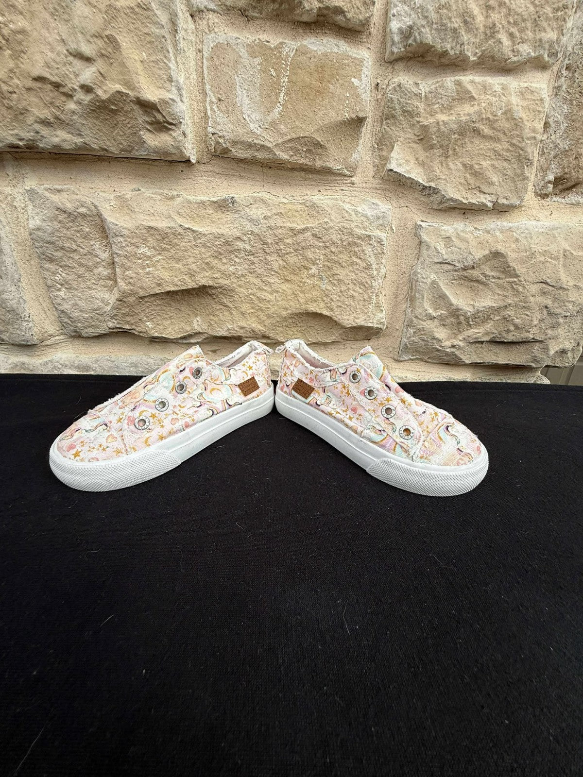 Girl's Blowfish Malibu, Play Sneaker - Toddler & Little Kid Pink Unicorns Size 8