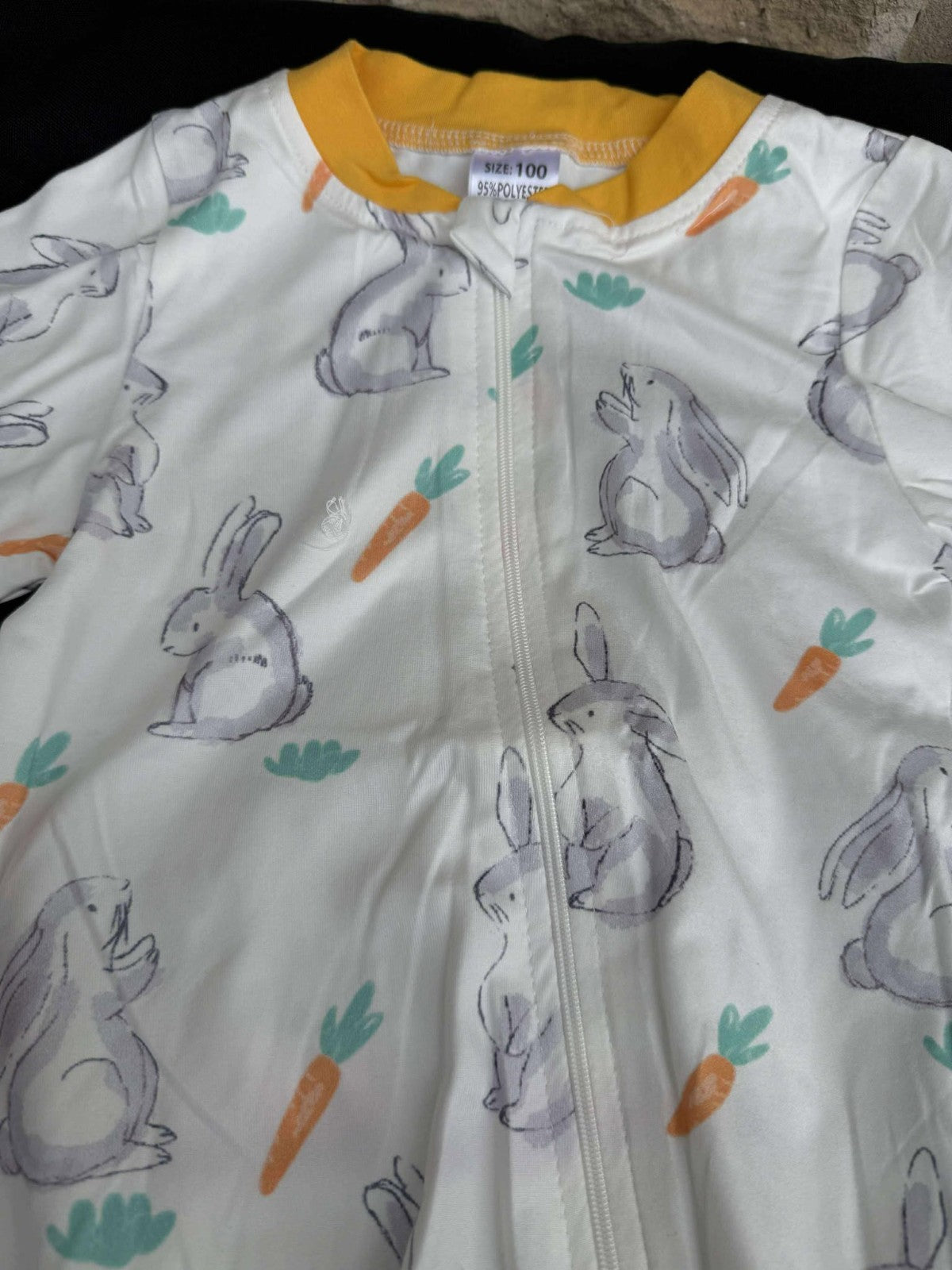 Baby Girls Easter Infant Footies Romper