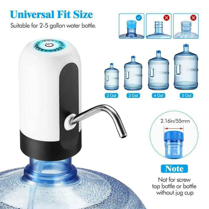 Automatic Universal Electric Water Dispenser Pump 5 Gallon USB Bottle Switch