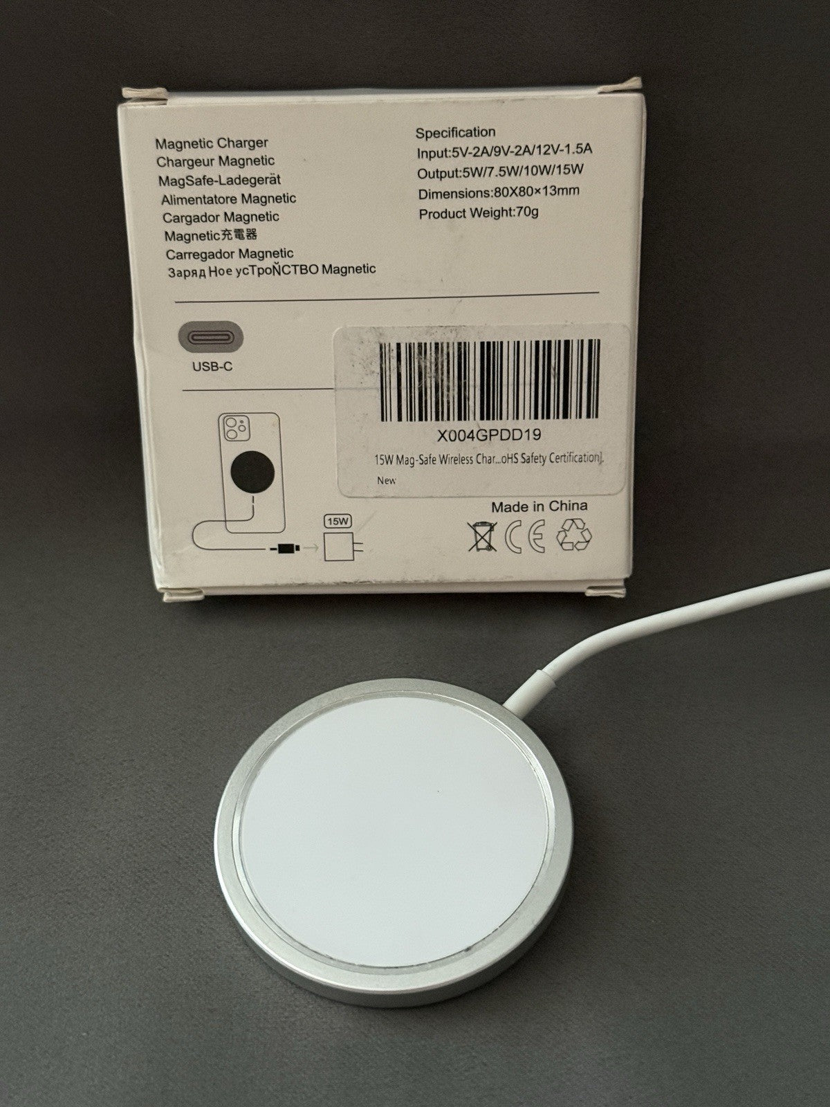 OEM 15W Fast Wireless Charger For Apple MagSafe iPhone 16 15 14 13 Pro Max
