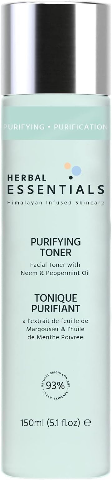Herbal Essentials Purifying Toner with Neem & Peppermint Oil,  1 PK , 5.1 floz