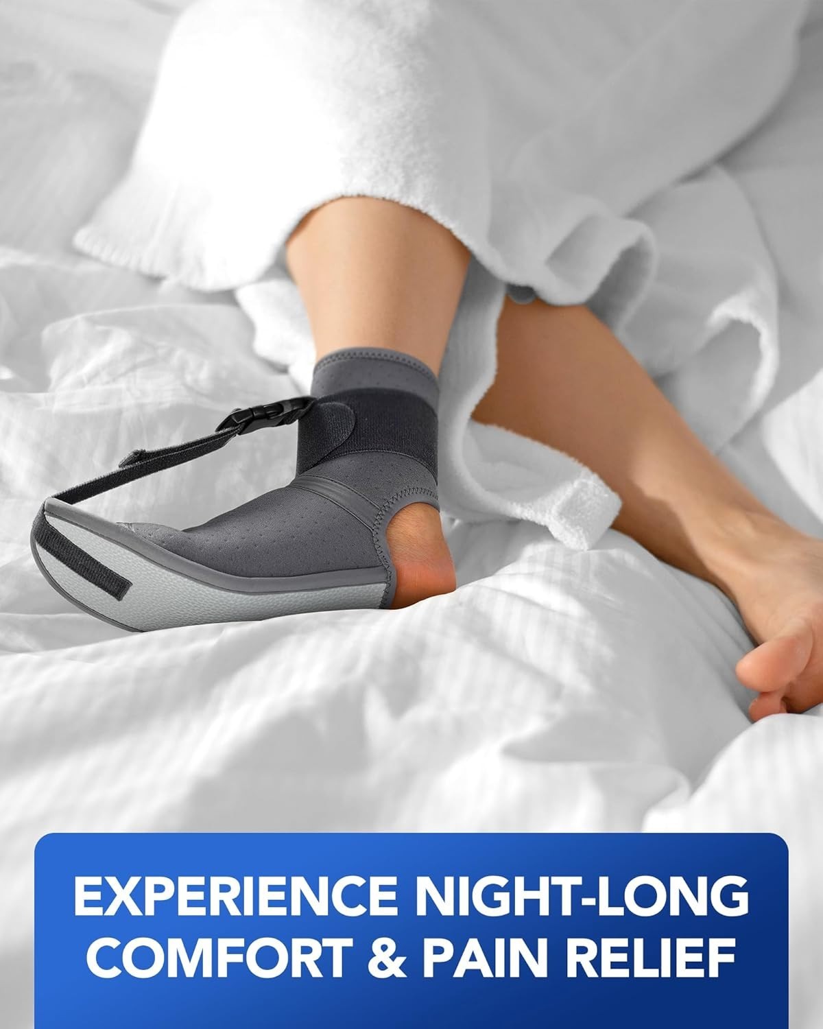 Fitomo Night Splint for Plantar Fasciitis Relief (Small) for  Sleeping Support