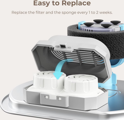 12-Pack Cat Water Fountain Replacement Filters and Pre-Filters