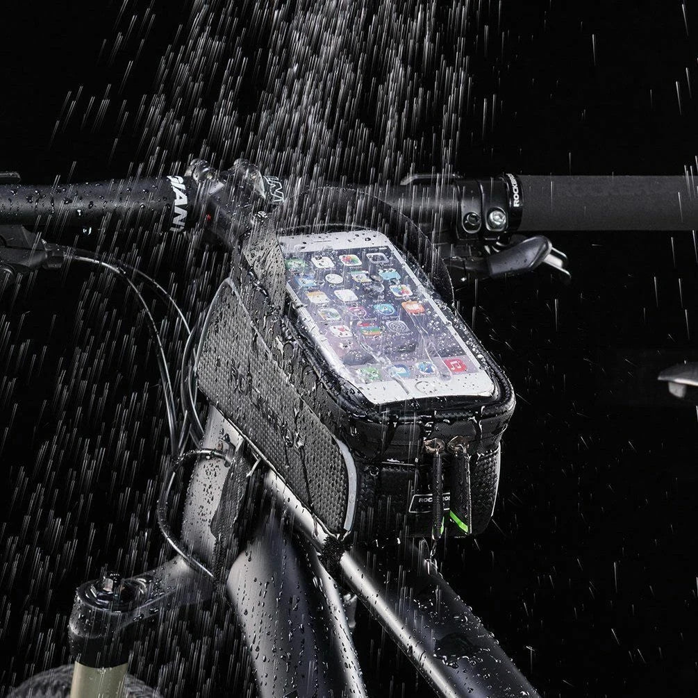 RockBros Bike Front Frame Bag Cycling Waterproof Fits Phones Below 6.0 Inches