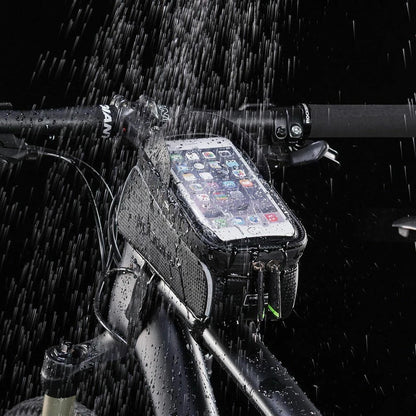 RockBros Bike Front Frame Bag Cycling Waterproof Fits Phones Below 6.0 Inches