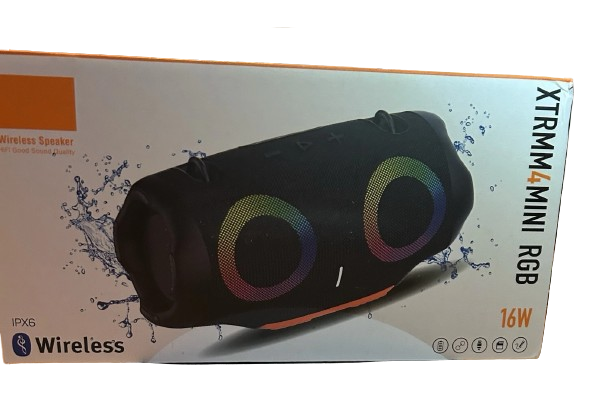 Brand New XTRMM4 MINI RGB Wireless Speaker, Bluetooth, Waterproof Portable
