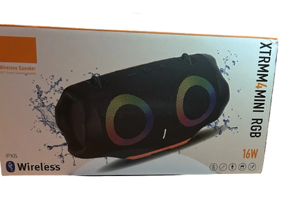 Brand New XTRMM4 MINI RGB Wireless Speaker, Bluetooth, Waterproof Portable