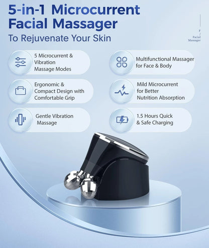 Factory Sealed 5-In-1 Microcurrent Multifunctional Facial Massager