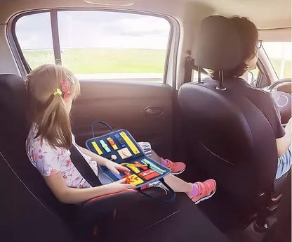 Montessori educational Skills Activity busy Board Learn to Dress for Toddlers