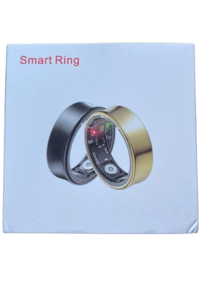 Smart Ring – Black Size 10 – Compatible with SmartHealth App