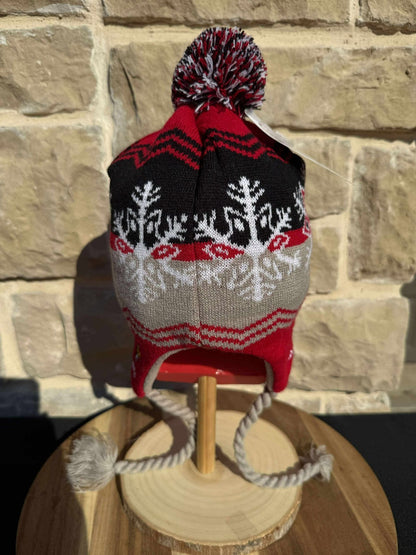 Illinois State Redbirds Top of the World Beanie with Ear Flaps & Pom – NCAA Hat