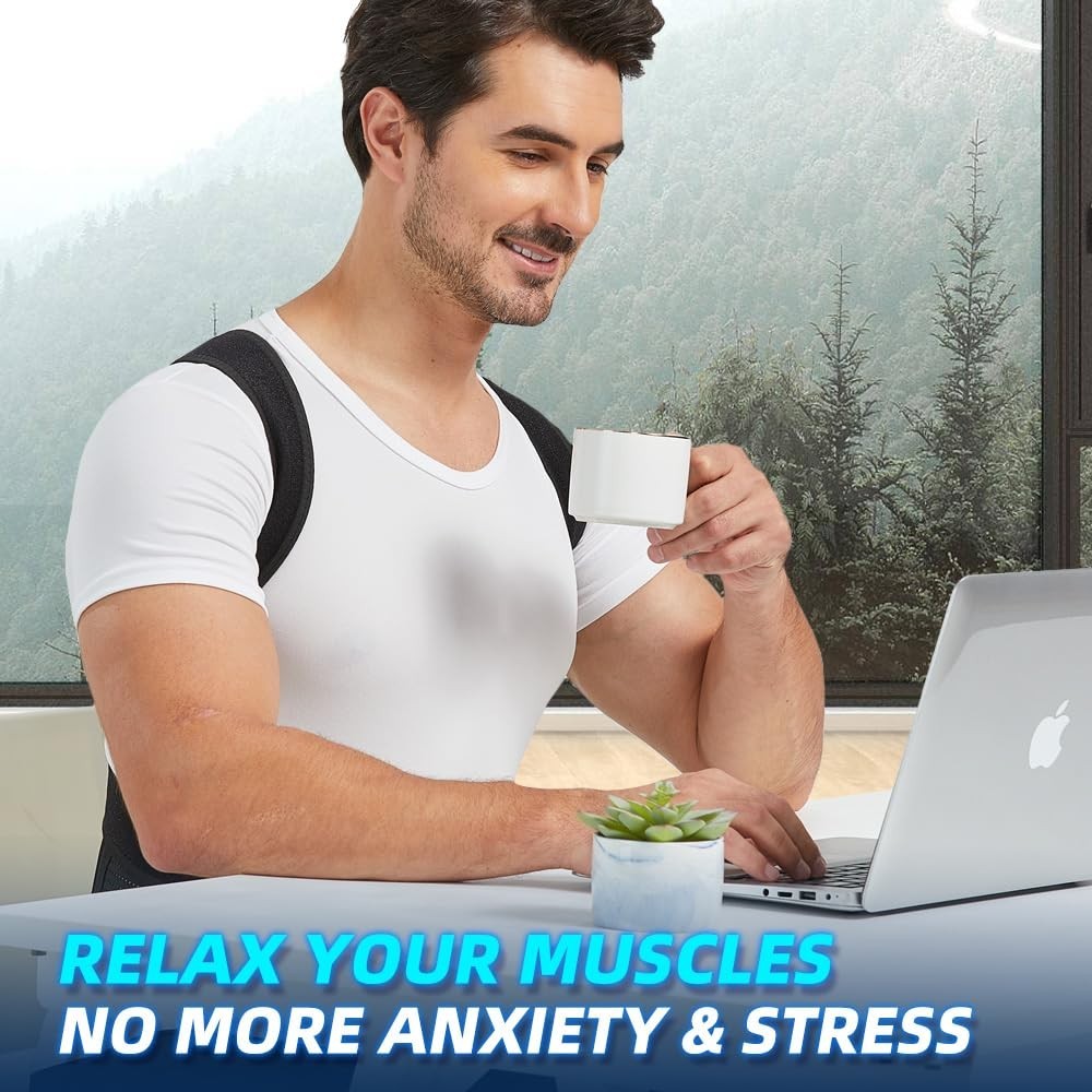 New Small Back Brace and Posture Corrector for Men, Women, Unisex