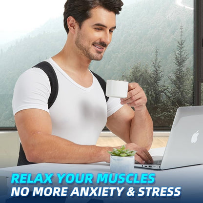 New Small Back Brace and Posture Corrector for Men, Women, Unisex