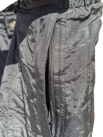New Slalom Men’s Med Black Insulated Snow Pants –Adjustable Waist, Ski & Winter