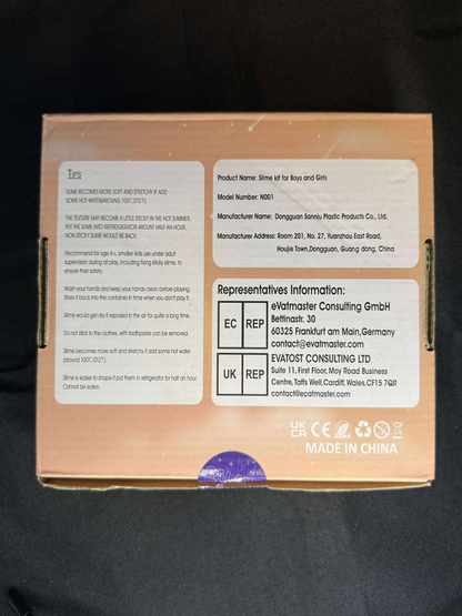 Butter Slime Kit Two-Toned 9 Packed for Kids Party Favors Toys