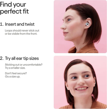 Loop Quiet 2 Ear Plugs Ultra-Comfy Reusable Noise-Reducing, Sleep, Deep Focus
