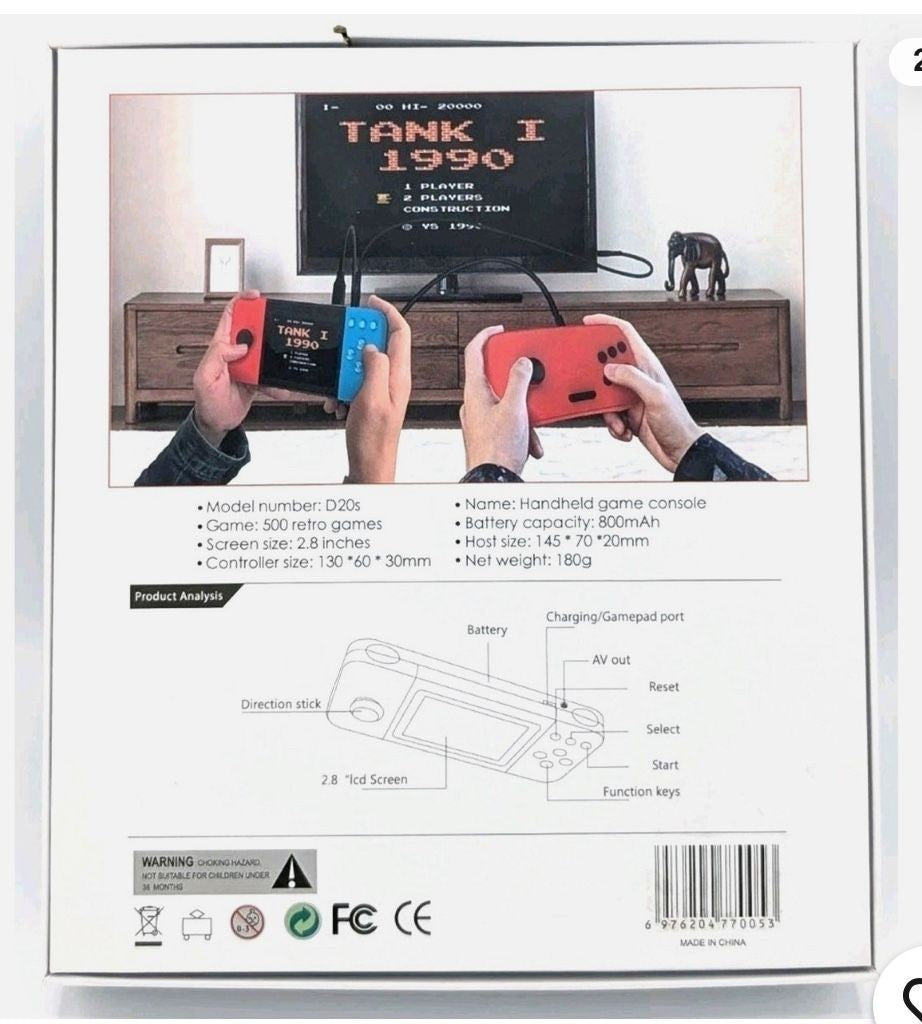 500 games in 1 Model D20s