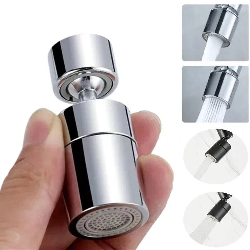 2pcs 360° Adjustable Kitchen Faucet Spray Head with 2 Modes & Filter