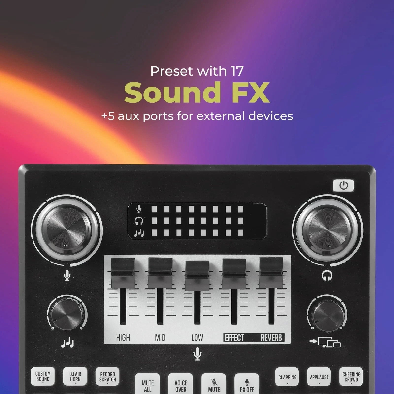 Vivitar Creator Series Audio Stream Sound Mixer