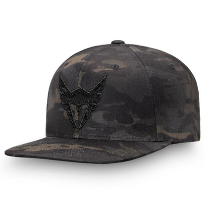 Paris Eternal Fanatics Overwatch League Camo Flat Brim Snapback Hat - Blac
