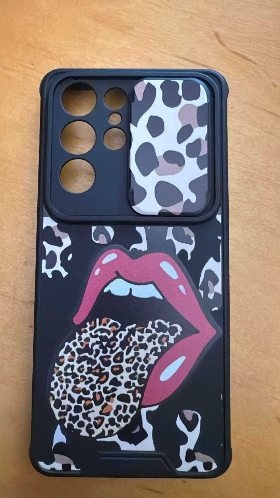 Leopard Mouth Phone Case Compatible with Samsung-A13 with Camera Cover