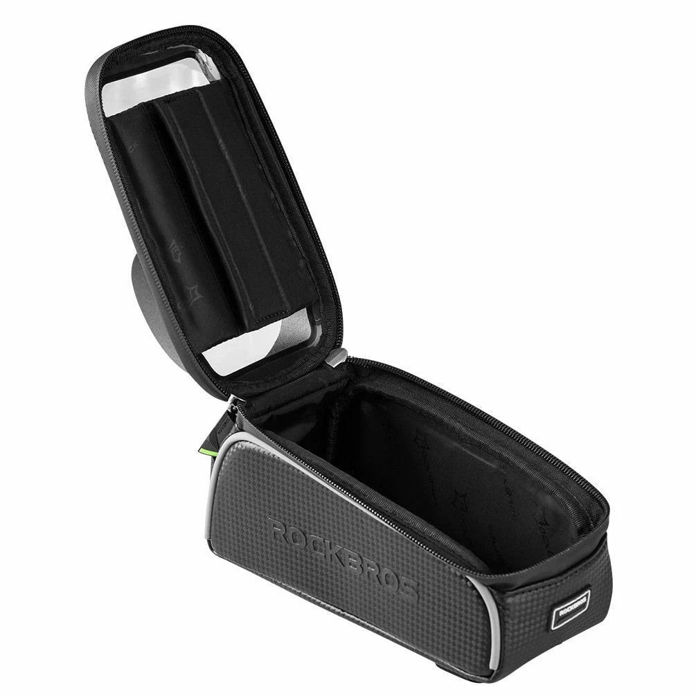 RockBros Bike Front Frame Bag Cycling Waterproof Fits Phones Below 6.0 Inches