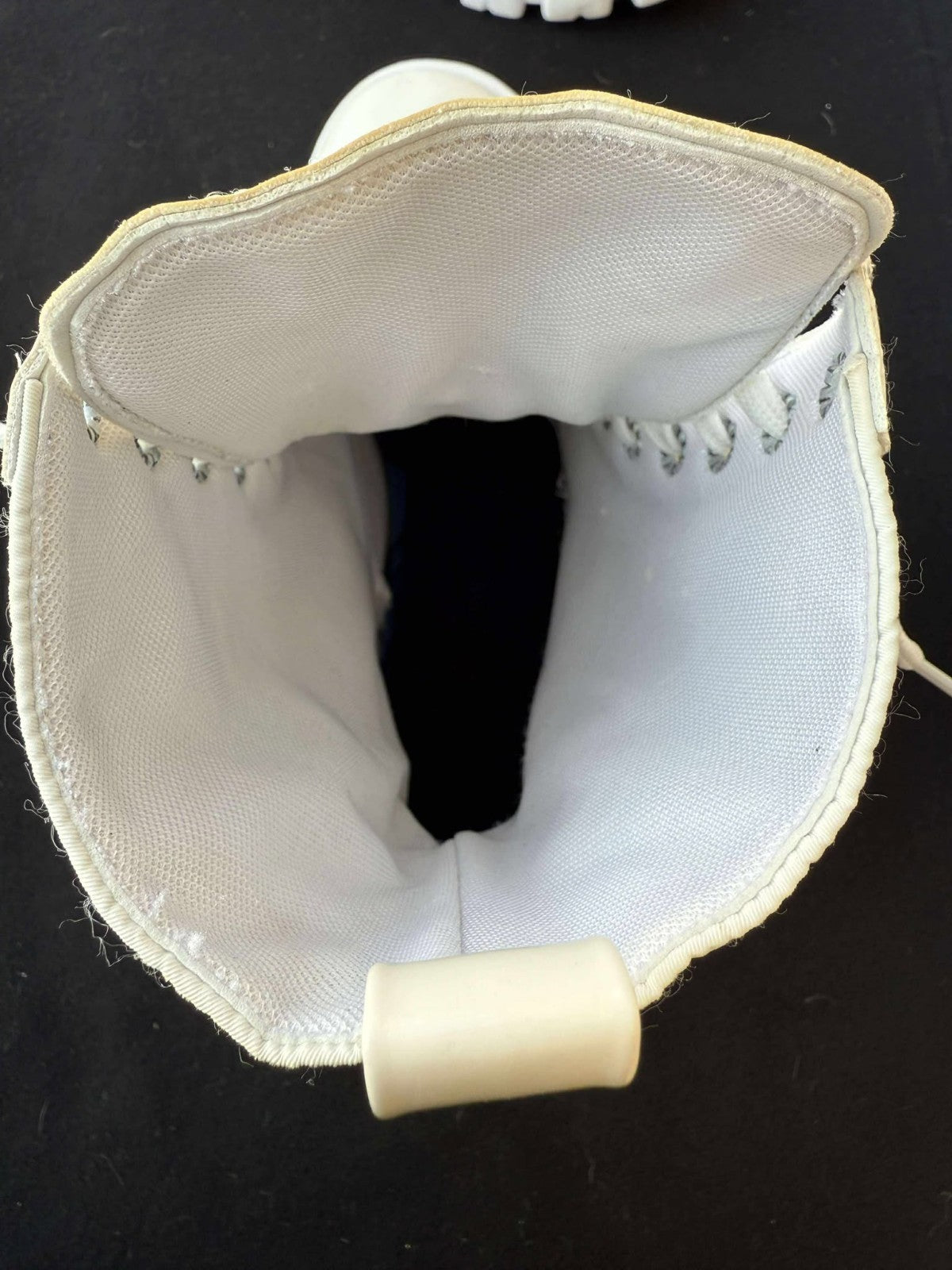 Pre-owned Women Mid Calf Round Toe Platform Boots Chunky Block Heel 8" High