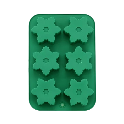 Christmas Silicone Mold for Baking, 4 Pack Santa Snowman Snowflake Gingerbread