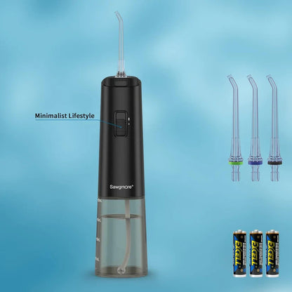 Factory Sealed Sawgmore Portable Oral Irrigator FC5230 Black Dental Water Floss
