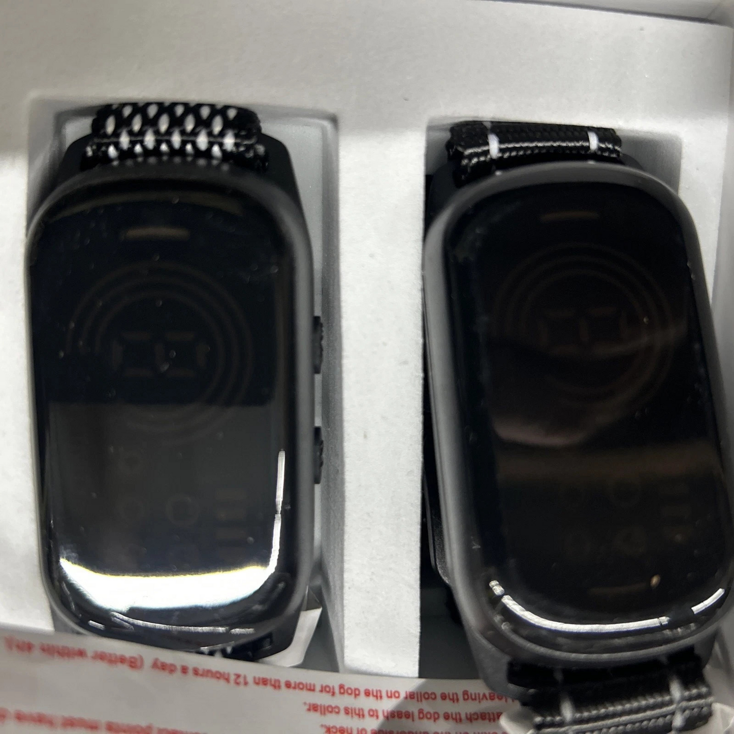 New 2 pack Dog Bark Control Collar PL40 - Black