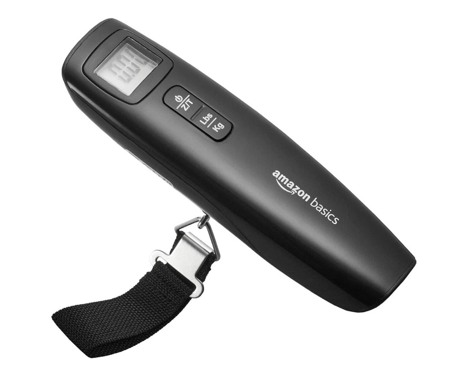 Amazon Basics Portable Digital Luggage Weight Scale for Travel, One Size, Black