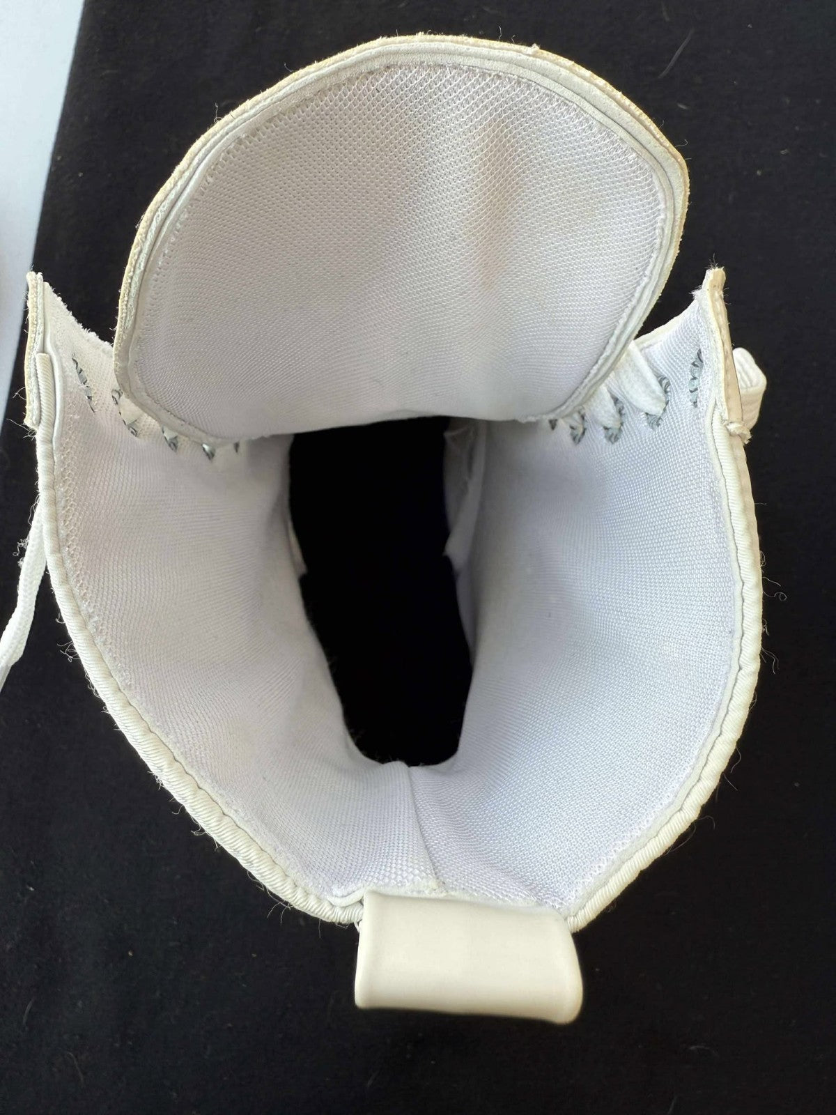 Pre-owned Women Mid Calf Round Toe Platform Boots Chunky Block Heel 8" High