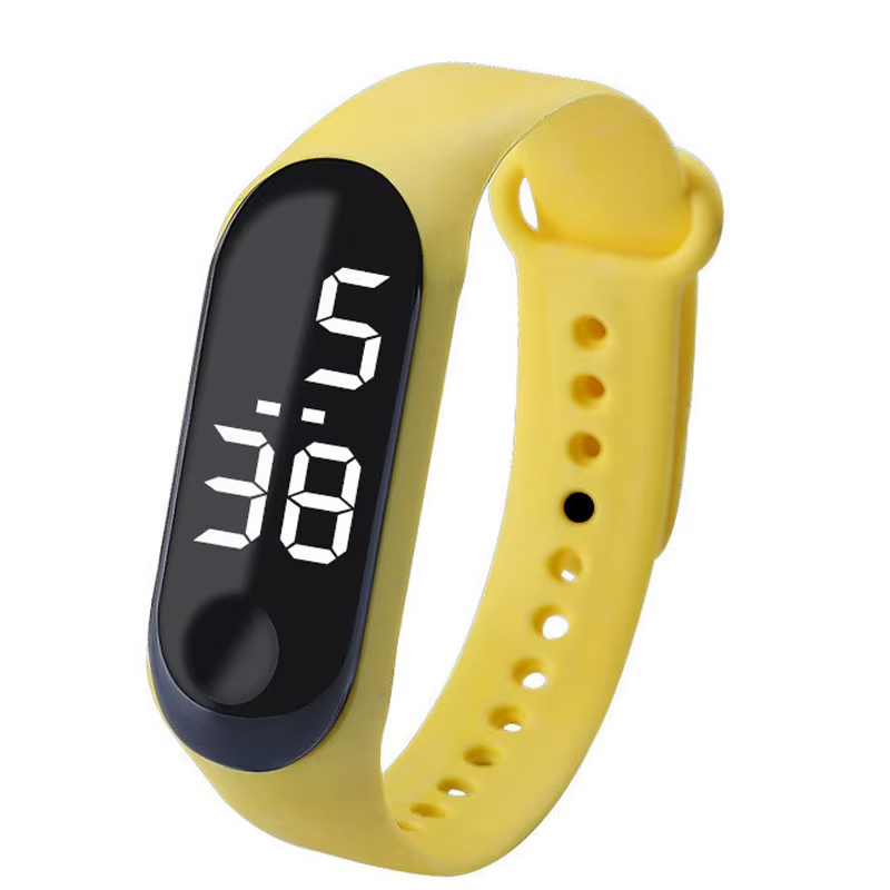 Fashion Digital LED Sports Watch Unisex Silicone Band Wrist Watches Men Women