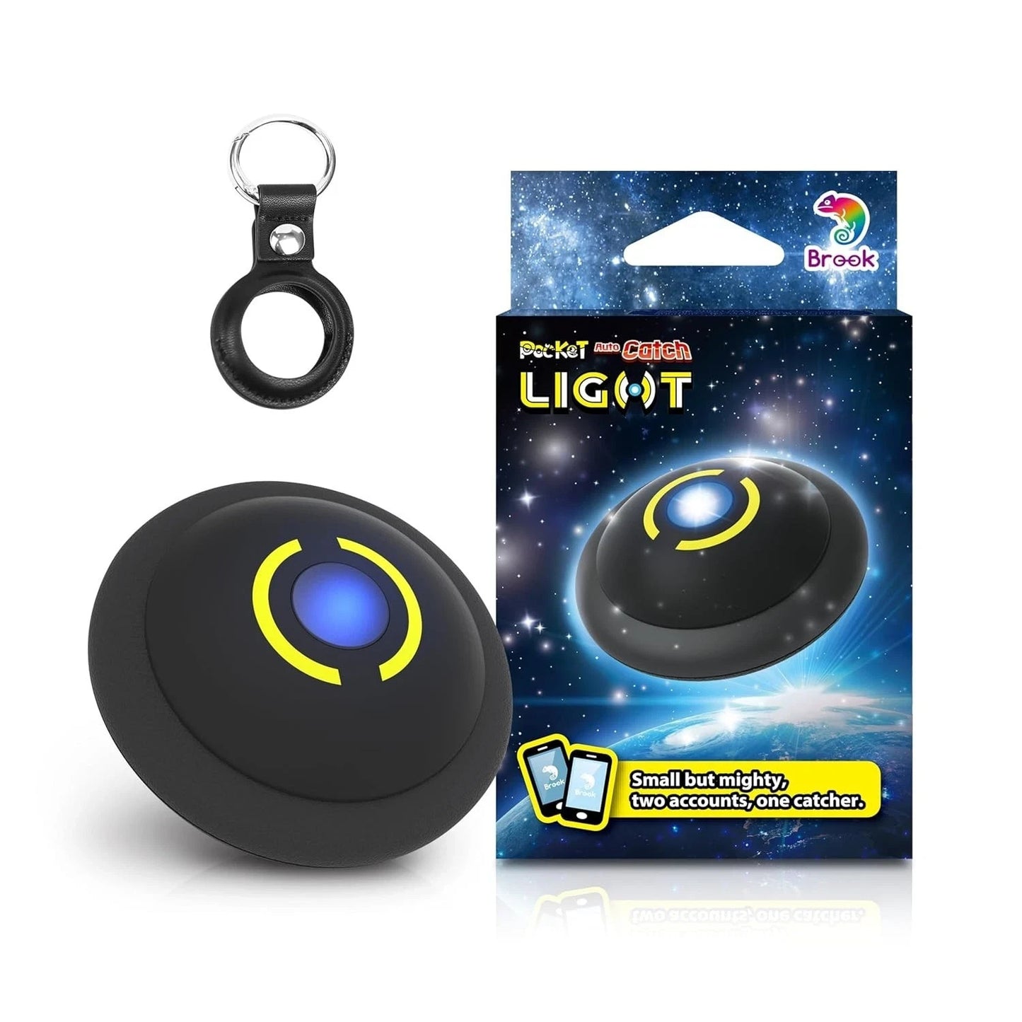 Brook Portable Auto Catch Light - Dual Accounts, Smallest Pocket Monster Pendant