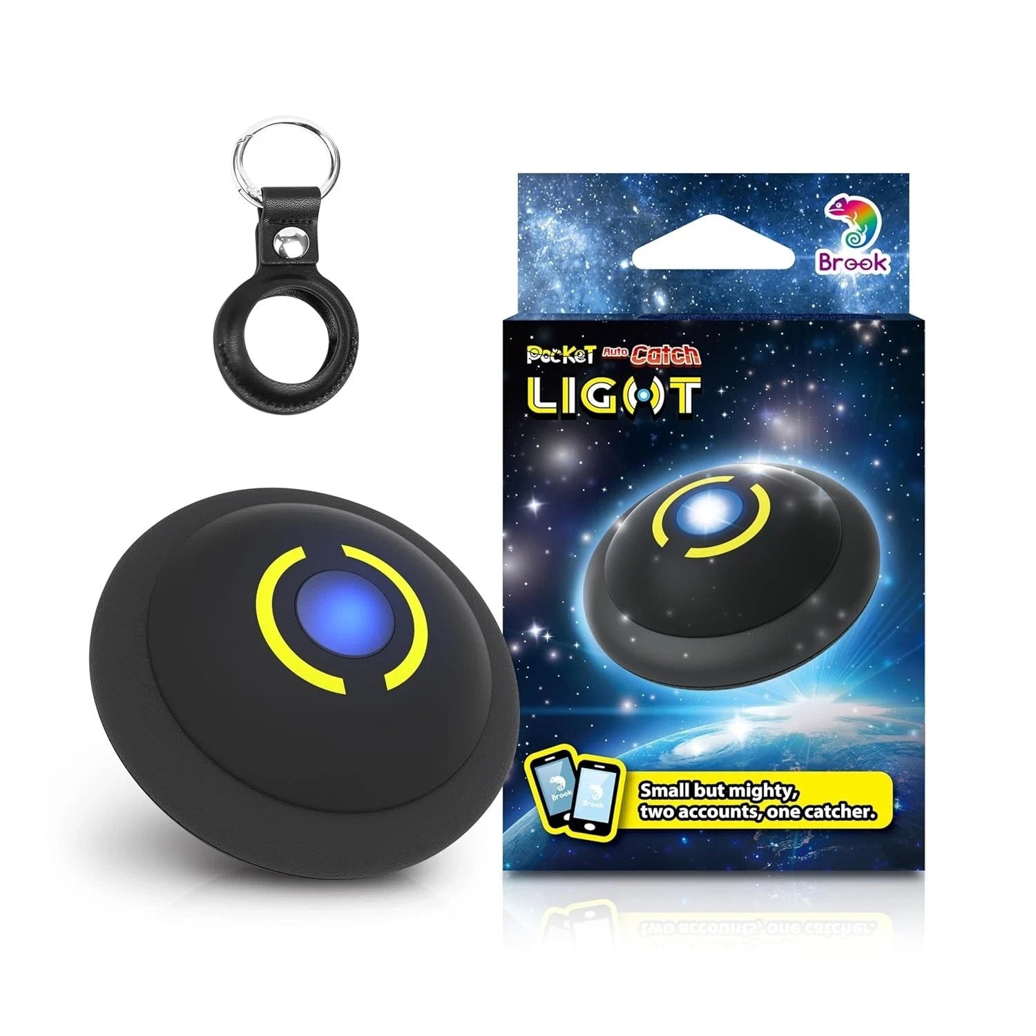 Brook Portable Auto Catch Light - Dual Accounts, Smallest Pocket Monster Pendant