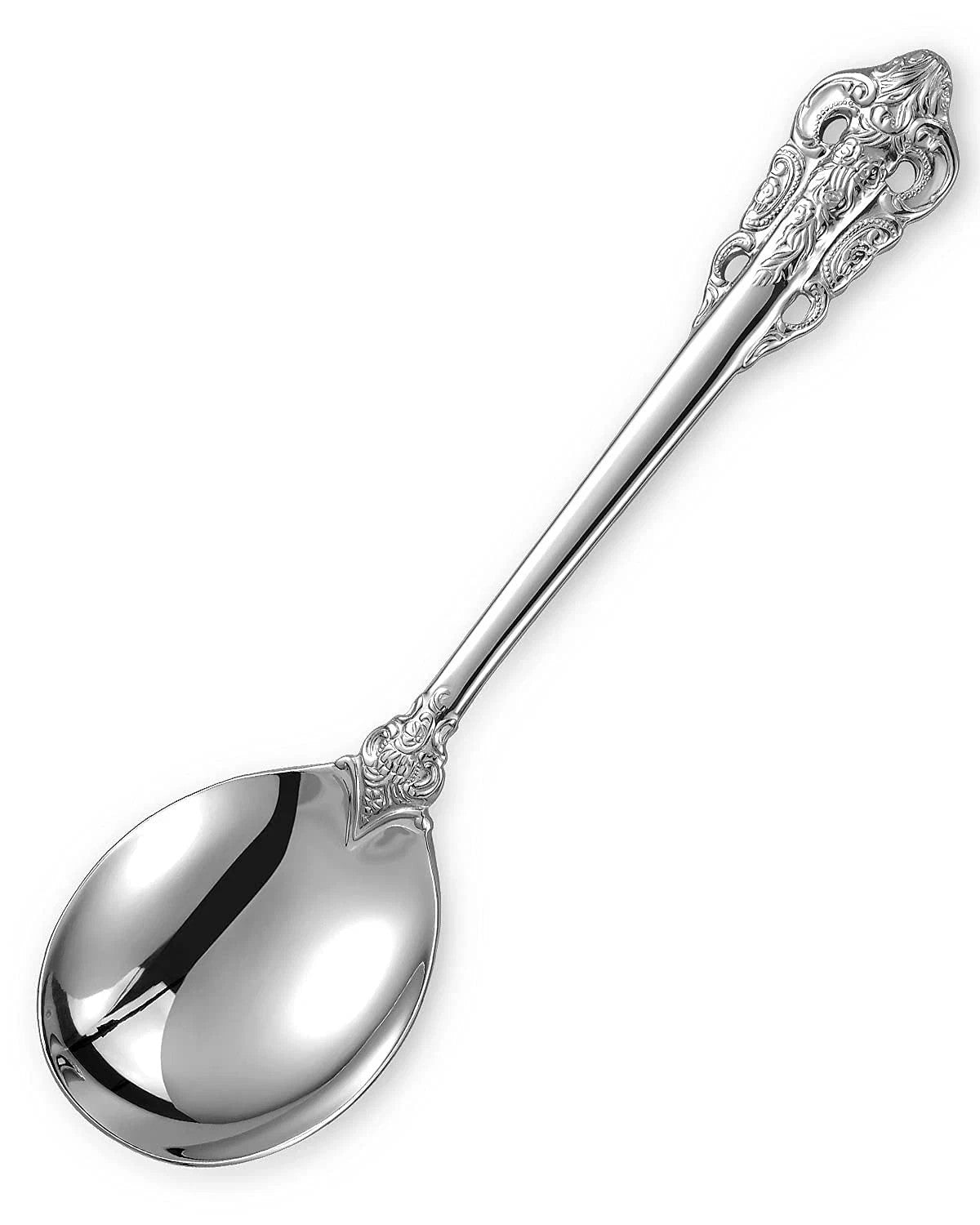 New Molain Round Soup Spoon, Set of 10 Stainless Steel