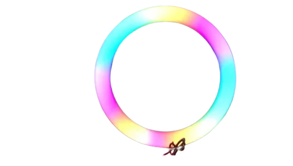 MJ30 RGB Ring Light with Phone Holder for Stabilization and Live Video Shooting