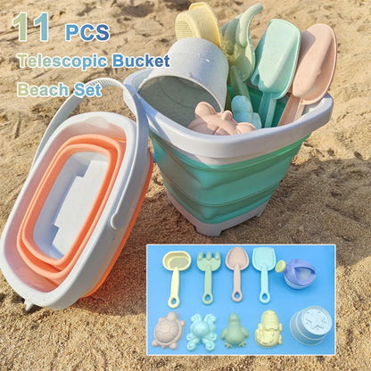 Kids Beach Sand Toys Set with Shovel & Bucket – Outdoor Summer Play Tools