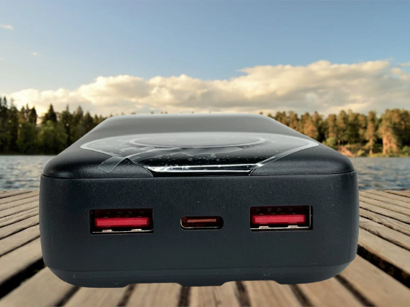 Znoyaf T333 Black 3500mAh Capacity Portable Power Bank With User Manual