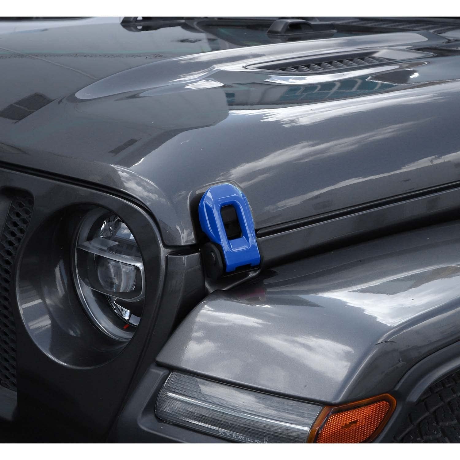 Hood Latch Lock Catch Brackets Cover for 2018+Jeep Wrangler JL JLU Gladiator JT