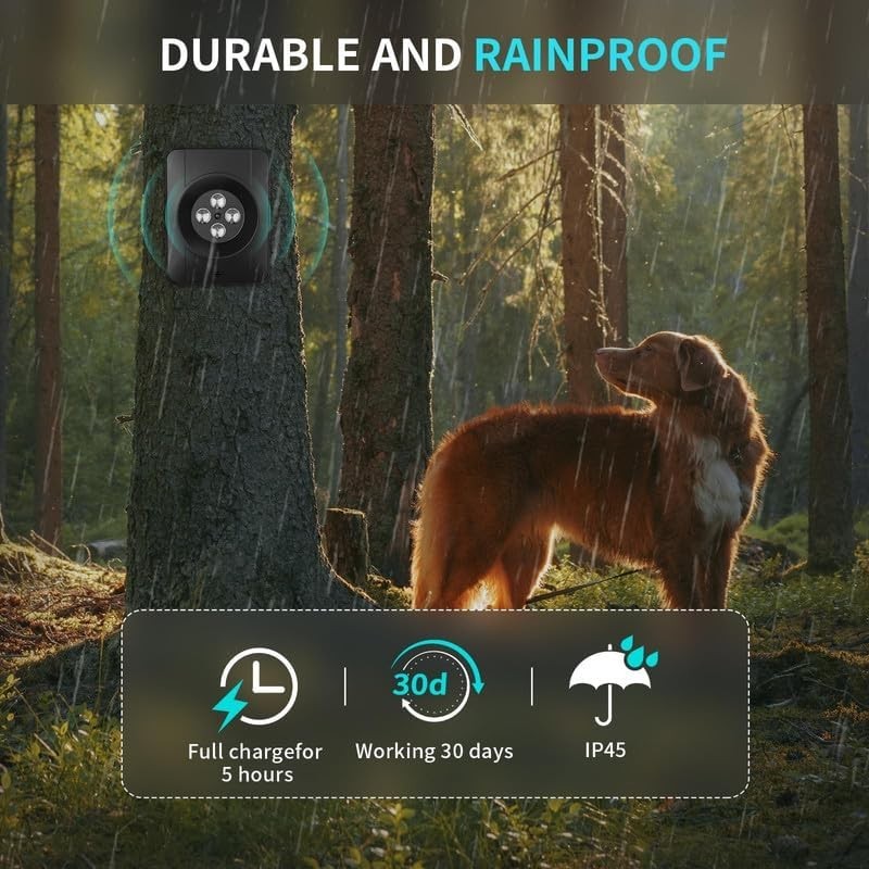 ANTI BARKING DEVICE Deter Nuisance Barking 4 Ultrasonic Transmitters ENHANCE