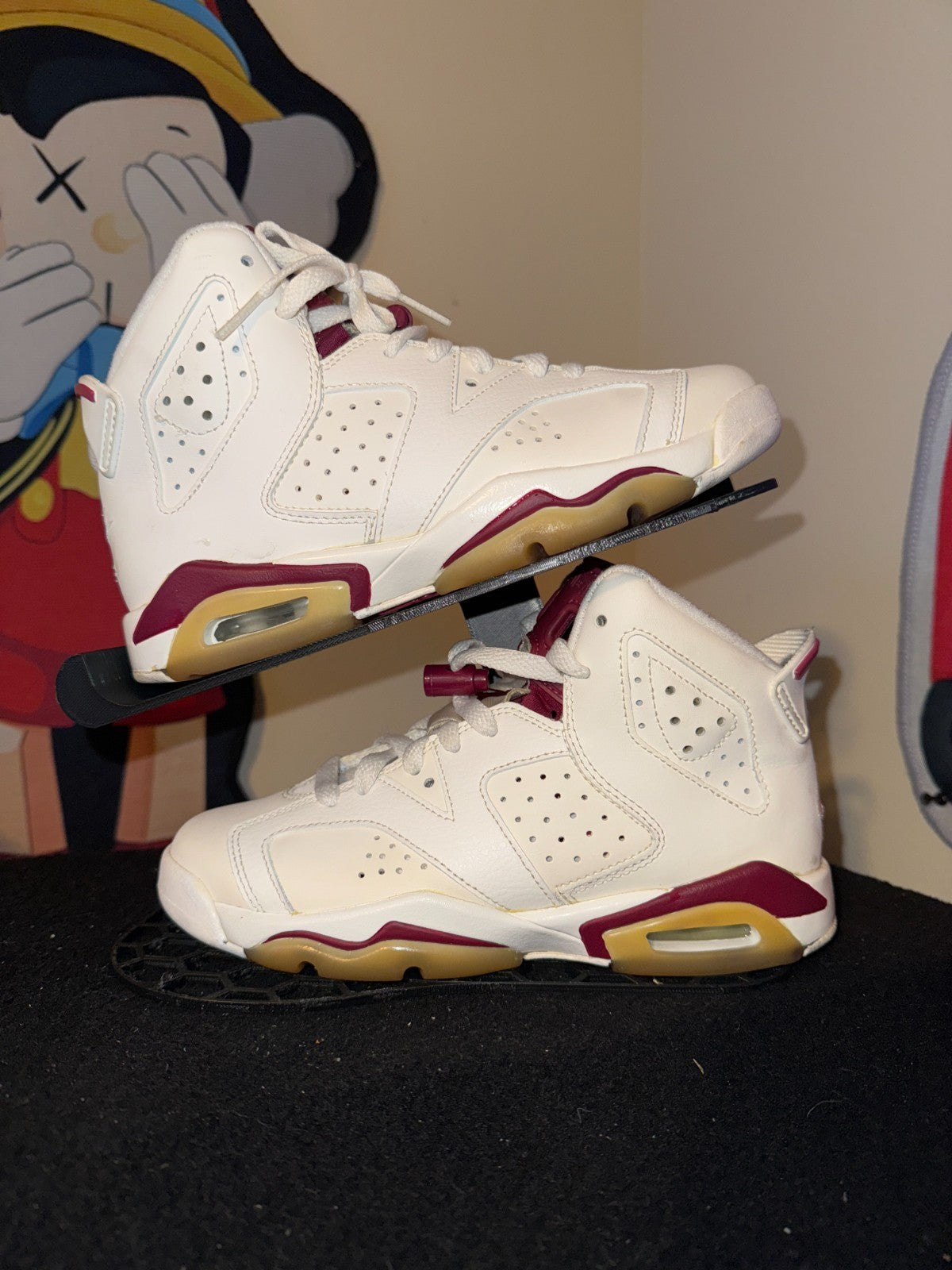 Preowned Nike Jordan 6 Retro Maroon 4Y Unisex