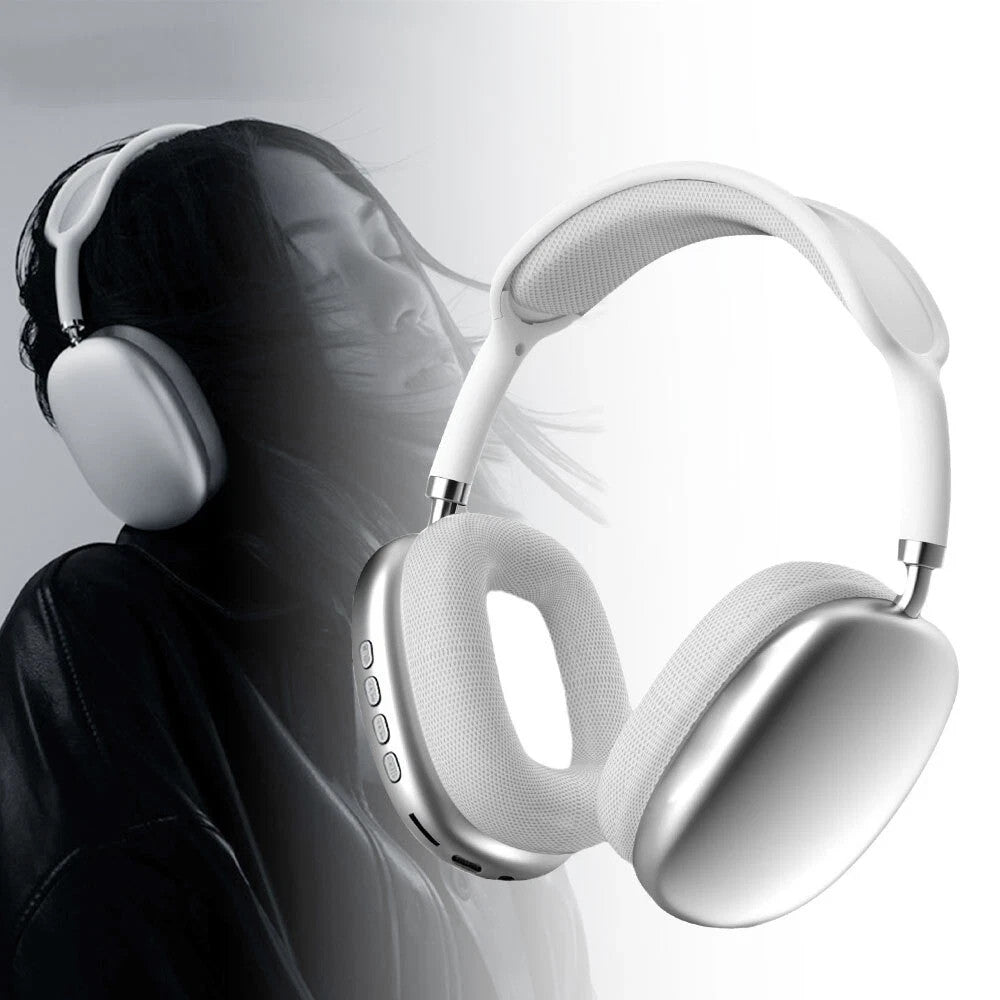 Wireless Bluetooth Headphones Headset Stereo Over-Ear Earphones Noise Cancelling
