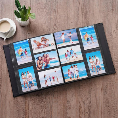 White Leather Photo Album 4x6 600 Photos Large Capacity Picture Book