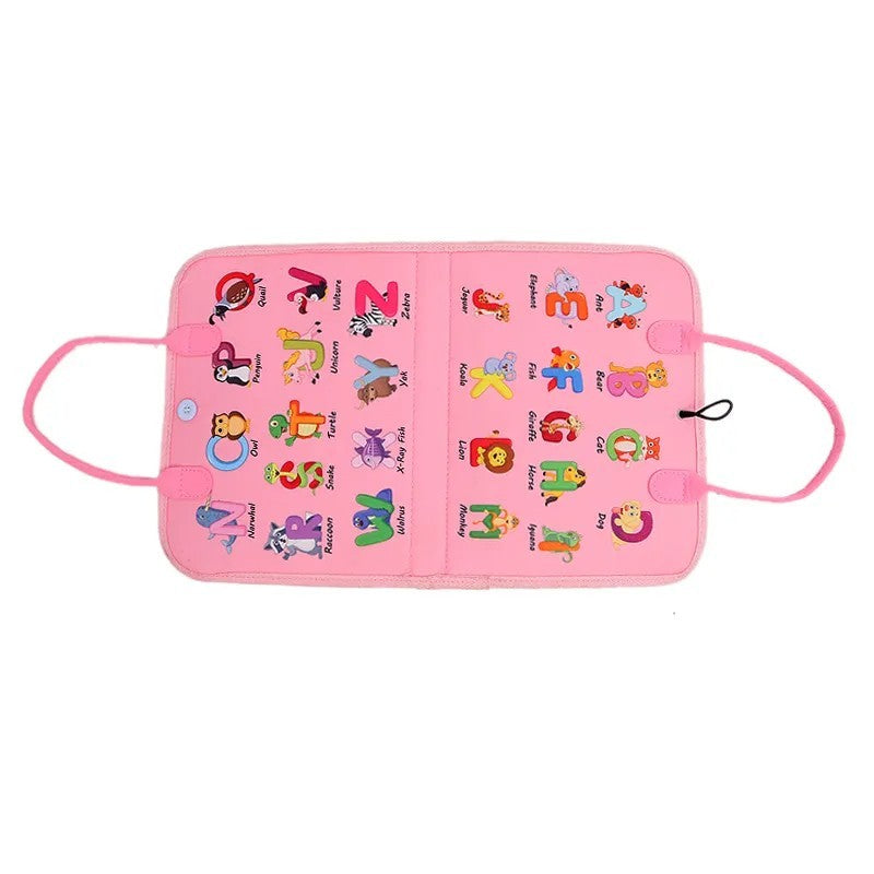 Montessori educational Skills Activity busy Board Learn to Dress for Toddlers