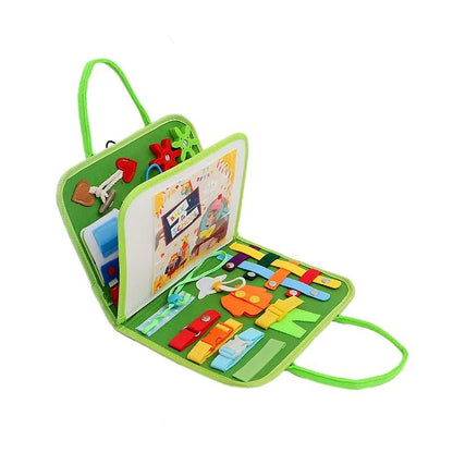 Montessori educational Skills Activity busy Board Learn to Dress for Toddlers